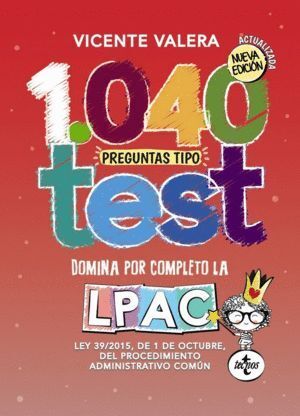 1040 PREGUNTAS TIPO TEST PROCEDIMIENTO ADMINISTRATIVO