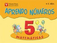 APRENDO NUMEROS 5 4-5 AÑOS 08 EI                  VICMAT04EI