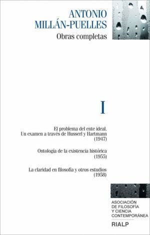 OBRAS COMPLETAS DE ANTONIO MILLAN PUELLES VOL I