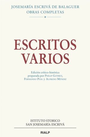 ESCRITOS VARIOS (1927-1974) OBRAS COMPLETAS