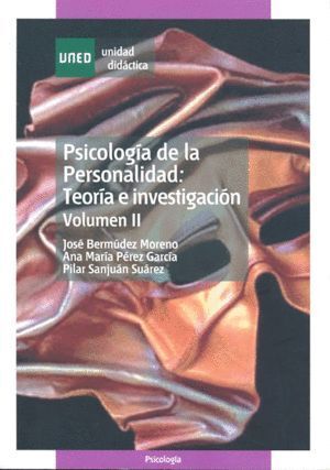 PSICOLOGIA DE LA PERSONALIDAD TEORIA E INVESTIGACION .VOLU