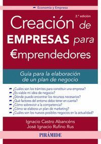 CREACION DE EMPRESAS PARA EMPRENDEDORES