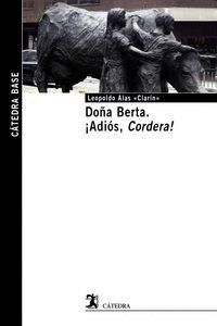 DOÑA BERTA¡ADIOS CORDERA