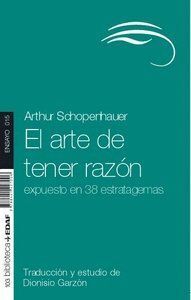 ARTE DE TENER RAZON,EL