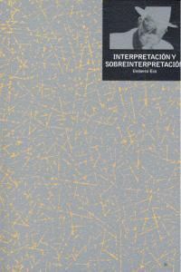 INTERPRETACION Y SOBREINTERPRETACION
