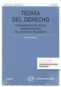 TEORIA DEL DERECHO VOL II 1ªED FUNDAMENTOS TEORIA COMUNICAC