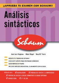 ANALISIS SINTASTICOS SCHAUM 05