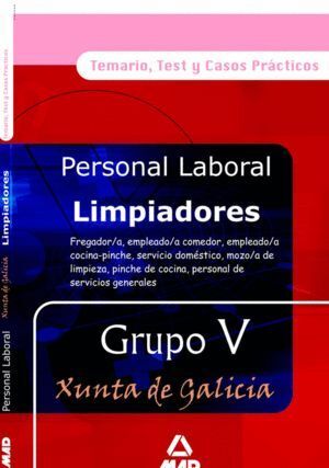 LIMPIADORES, GRUPO V, XUNTA DE GALICIA. TEST Y CASOS PRACTIC