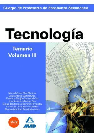 TEMARIO TECNOLOGIA III PROFESORES SECUNDARIA