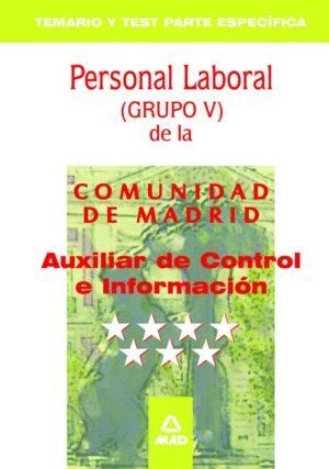 AUXILIAR DE CONTROL E INFORMACION PERSOANL LABORAL, COMUNID