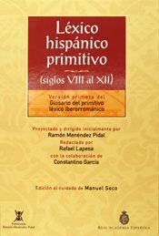 LEXICO HISPANICO PRIMITIVO VIII-XII