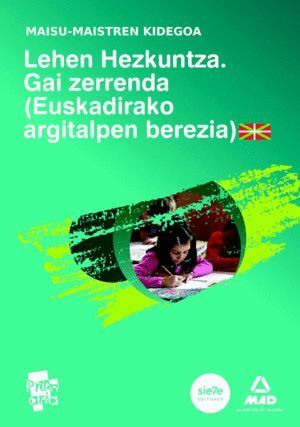 MISU-MAISTREN KIDEGOA, LEHEN HEZKUNTZAKO GAI ZERRENDA