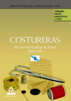 COSTURERAS DEL SERVICIO GALLEGO DE SALUD (SERGAS). TEMARIO P