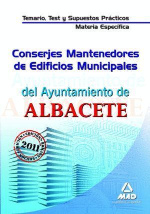 CONSERJES MANTENEDORES DE EDIFICIOS MUNICIPALES, AYUNTAMIENT