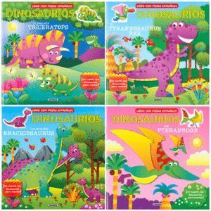 MONTO Y JUEGO CON DINOSAURIOS