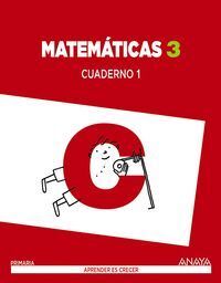 CUADERNO MATEMATICAS 1 3ºEP MEC 14                ANAMAT13EP