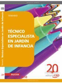 TECNICO ESPECIALISTA EN JARDIN DE INFANCIA. TEMARIO