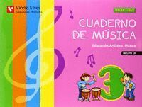 CUADERNO MUSICA 3ºEP +CD 15                       VICMU13EP