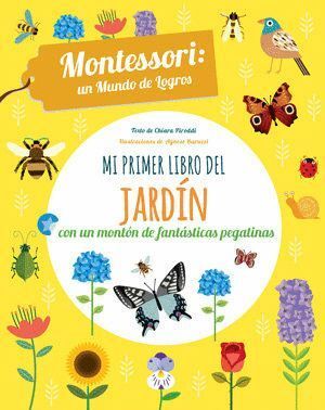 MI PRIMER LIBRO DEL JARDIN PEGATINAS MONTESSORI