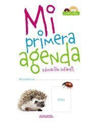MI PRIMERA AGENDA EI 17 LUNARES Y PUAS