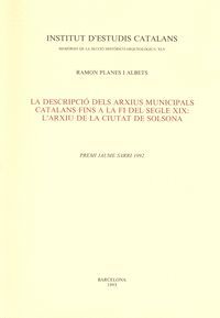 DESCRIPCIO DELS ARXIUS MUNICIPALS CATALANS FINS DE LA FI DEL