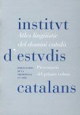 ATLES LINGÜISTIC DEL DOMINI CATALA : PRESENTACIO DEL PRIMER