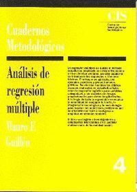 CUADERNOS MET.N-4 ANAL.REGRES.