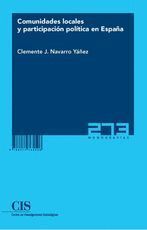 COMUNIDADES LOCALES Y PARTICIPACION POLITICA EN ESPAÑA