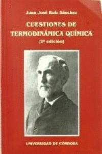 CUESTIONES DE TERMODINAMICA QUIMICA 2ªED