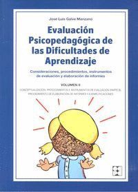 EVALUACION PSICOPEDAGOGICA DIFICULTADES APRENDIZAJE VOL.II