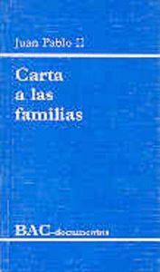 CARTA A LAS FAMILIAS