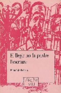 LLEGIR NO FA PERDRE L'ESCRIURE,EL