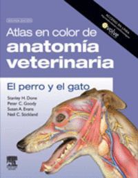 ATLAS EN COLOR DE ANATOMIA VETERINARIA EL PERRO Y EL GATO