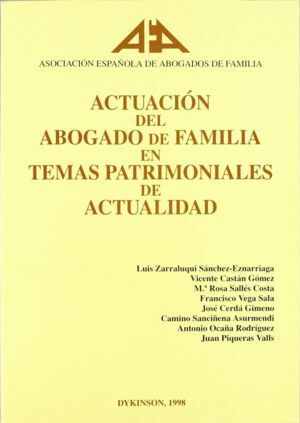 ACTUACION DEL ABOGADO DE FAMILIA EN TEMAS PATRIMONIALES DE