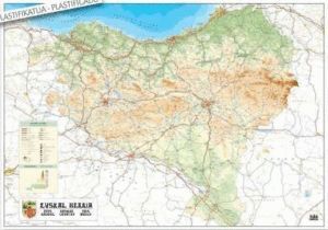 MAPA MURAL DE EUSKAL HERRIA