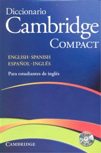 DICCIONARIO CAMBRIDGE COMPACT ENGLISH-SPANISH+CD 08