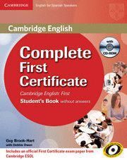 COMPLETE FIRST CERTIFICATE ST+KEY+CD 14 ESS       CAMIN0SD