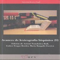 AVANCES DE LEXICOGRAFIA HISPANICA II