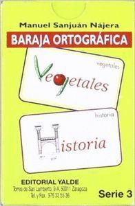 BARAJA ORTOGRAFICA SERIE 3