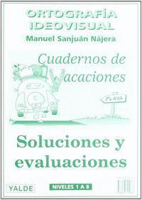 ORTOGRAFIA IDEOV.VACACIONES SOLUCIONES
