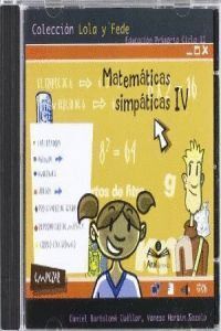 MATEMATICAS SIMPATICAS IV CD