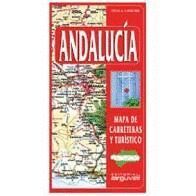 MAPA CARRETERAS ANDALUCIA 70X100
