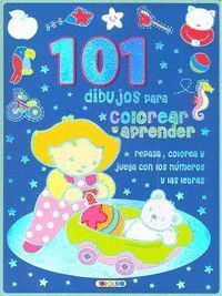 101 DIBUJOS PARA COLOREAR Y APRENDER AZUL