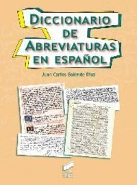 DICCIONARIO DE ABREVIATURAS EN ESPAÑOL