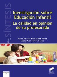 INVESTIGACION SOBRE EDUCACION INFANTIL