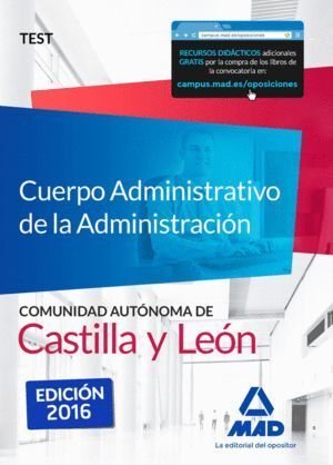 CUERPO ADMINISTRATIVO DE LA ADMINISTRACION DE LA COMUNIDAD A