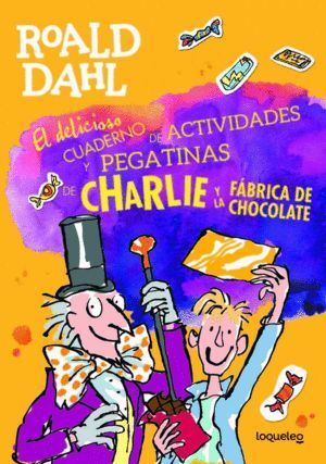 CHARLIE Y LA FABRICA CHOCOLATE LIBRO PEGATINAS