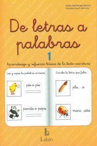 DE LETRAS A PALABRAS 1 SOLUCIONES ESCOLARES 40