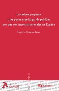 CADENA PERPETUA Y LAS PENAS MUY LARGAS DE PRISION: POR QUE S