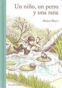 UN NIÑO UN PERRO Y UNA RANA